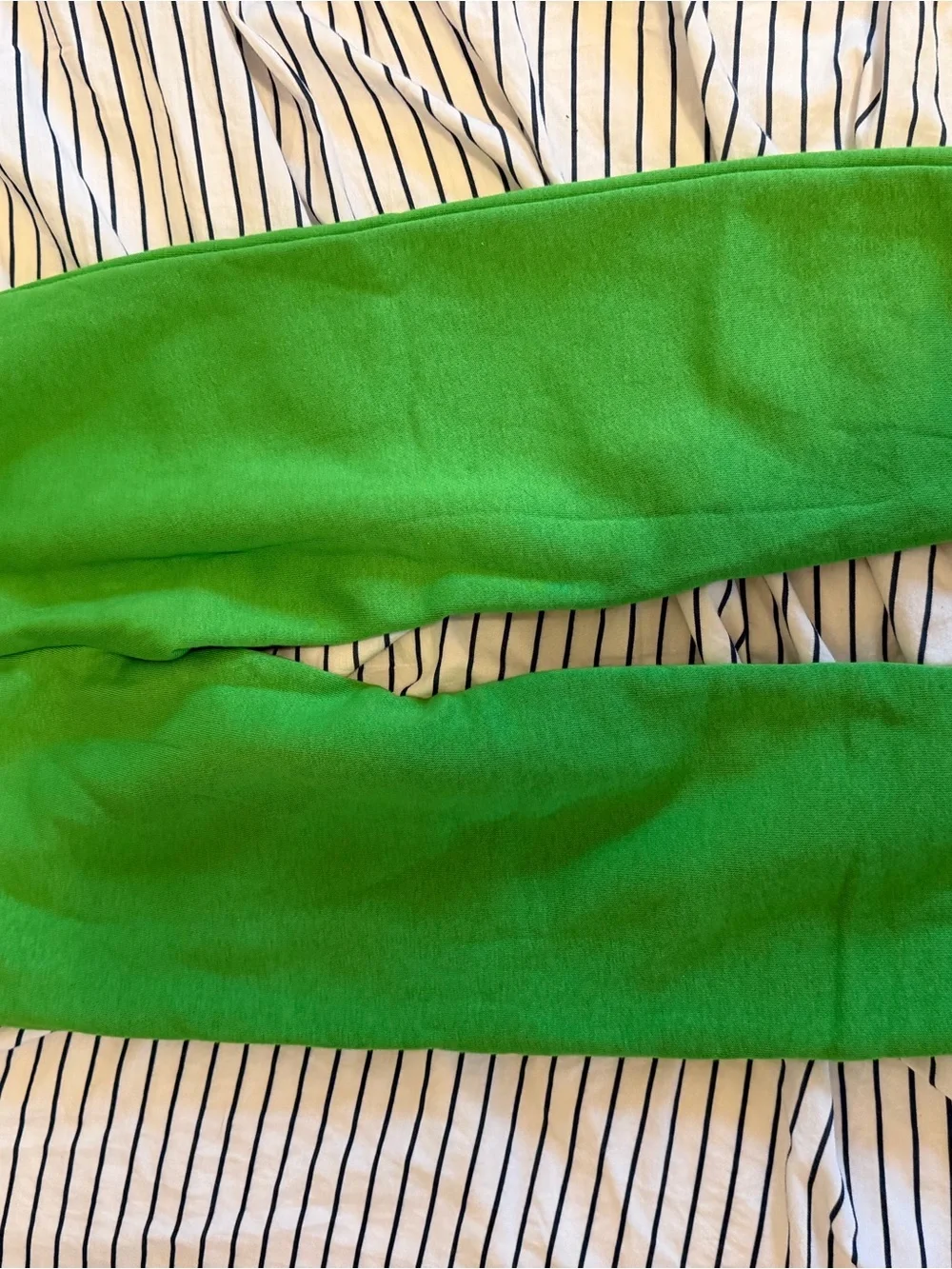 GAP Green Sweatpants with Sesame Street Character Patches